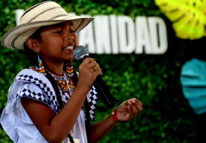 Ashely Soto del Centro Educativo Alto Bonito de la comarca Ngäbe Buglé. Foto: Cortesía
