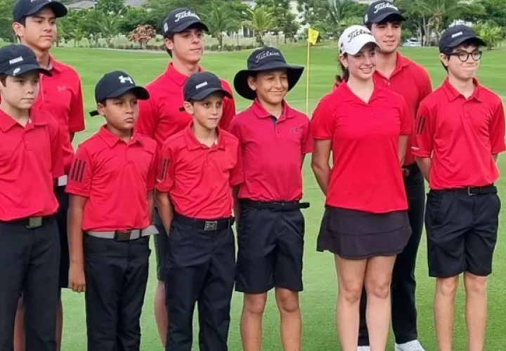 La representación panameña fue avalada por la Asociación de Golf de Panamá. Foto: Cortesía