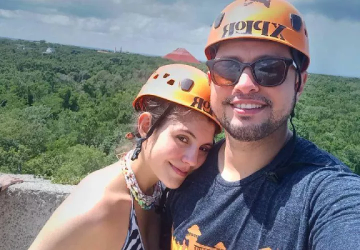 Joseline Pinto y Cristian Omar, su expareja. Foto: Archivo
