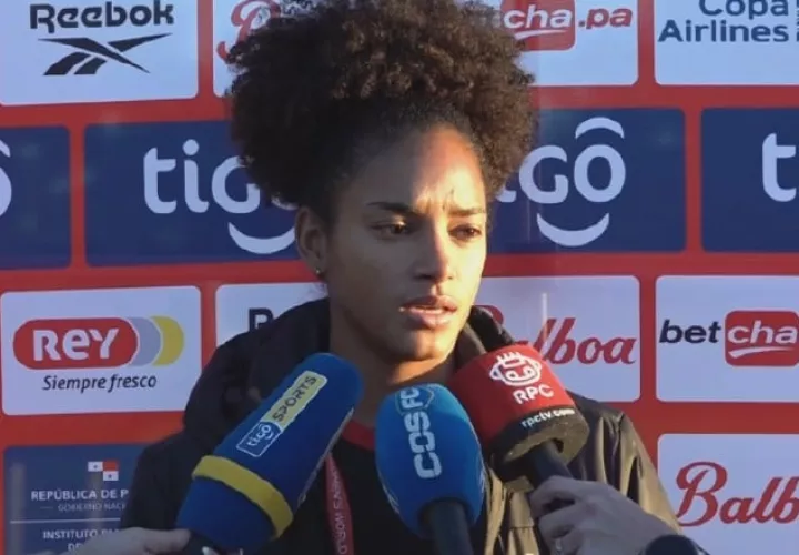 La jugadora panameña Katherine Castillo. Foto: Fepafut 