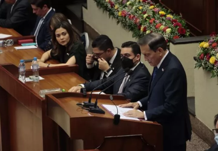 Laurentino Cortizo rindió su informe a la Nación. Foto: Víctor Arosemena