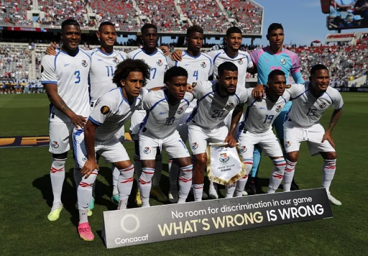 Equipo de Panamá en la Copa Oro. Foto: EFE