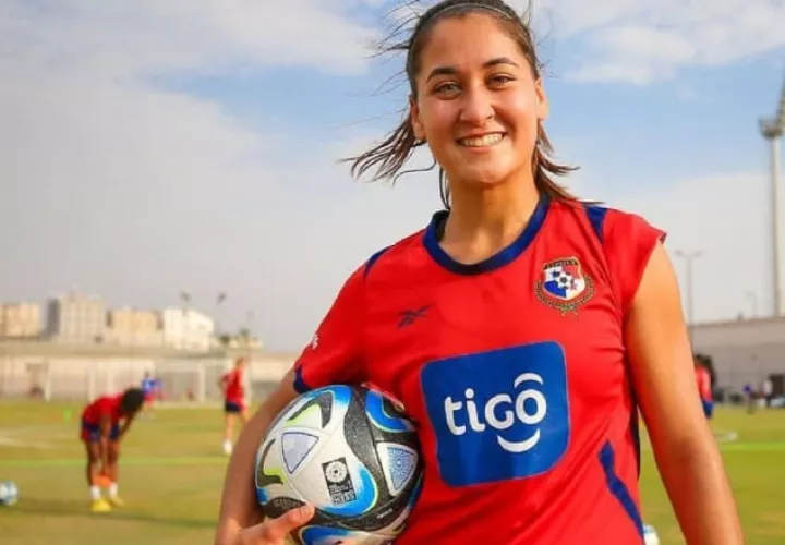 Rosario Vargas durante los entrenamientos de Panamá. Foto: Fepafut