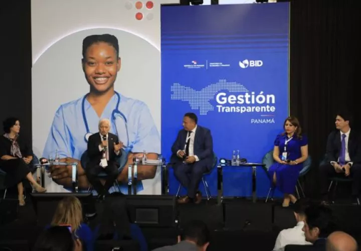 Presentación del Mapa de Inversiones “Gestión Transparente Panamá”. Foto: Cortesía MEF