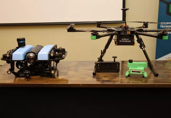 Las imágenes capturadas utilizando tecnológica hiperspectral son luego analizadas utilizando algoritmos de visión. Foto: Cortesía UTP