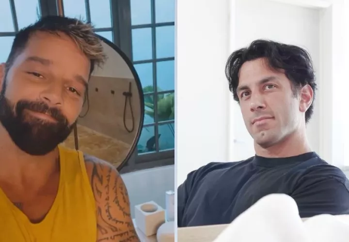 Ricky Martin y Jwan Yosef. Fotos: Instagram