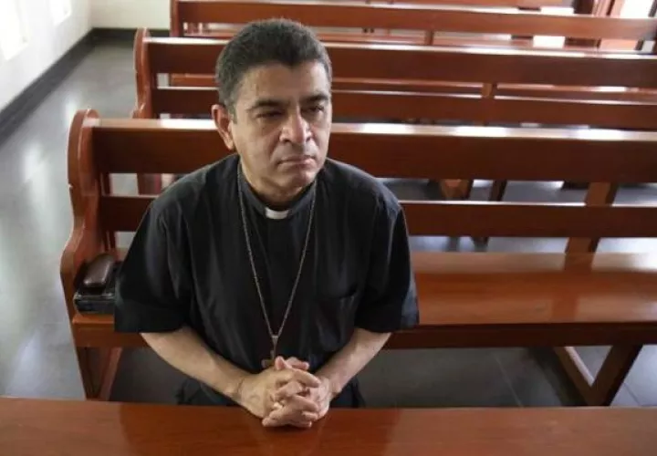 El obispo nicaragüense Rolando Álvarez. Foto: EFE