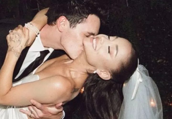 Ariana Grande y Dalton Gómez. Foto: Archivo