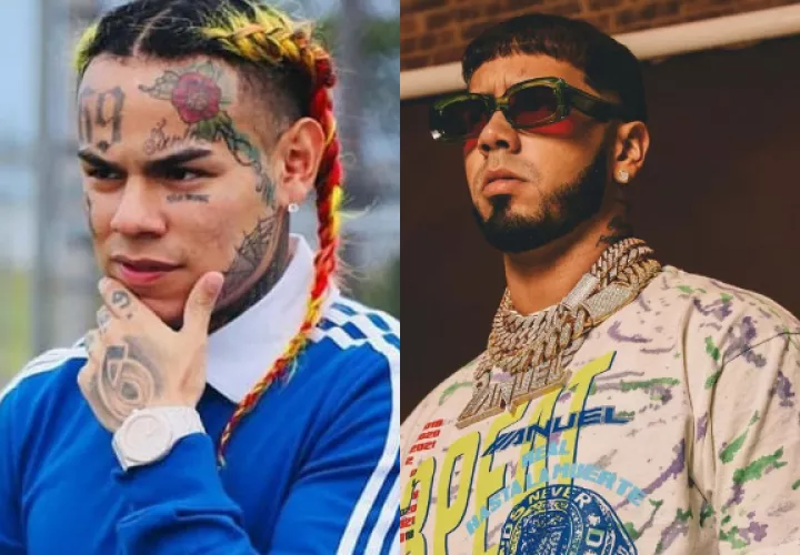 Tekashi y Anuel AA eran amigos. Fotos: Archivo