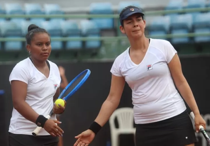 Las jugadoras de tenis de Panamá  pasan por buen Momento. Foto: Roberto Iriarte