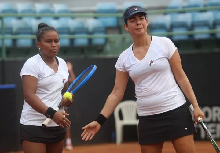 Gran relevo generacional en el tenis femenino panameño que buscará ascender en las eliminatorias el próximo año en la Billie Jean King Cup. Foto:Roberto Iriarte