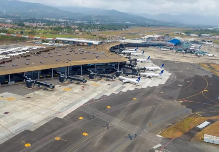 El aeropuerto de Tocumen es el más importante del país. Foto: Cortesía/AITSA