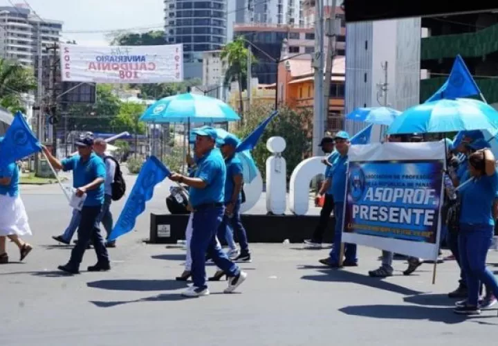 La Asociación de Profesores de la República de Panamá (Asoprof) se mantiene alerta. Foto: Cortesía
