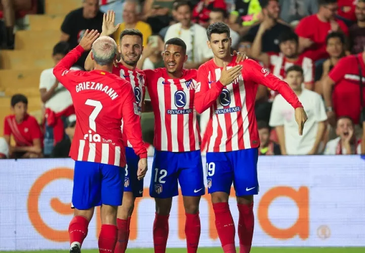 Atlético Madrid se impuso al Rayo Vallecano por 0-7. Foto: EFE 