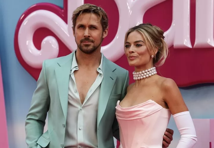 La película está protagonizada por Margot Robbie en el papel de Barbie y Ryan Gosling en el papel de Ken. Foto: EFE