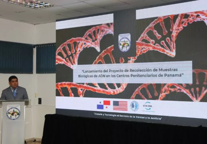 Panamá trabaja en su banco de datos de ADN en sistema penitenciario. Foto: Cortesía