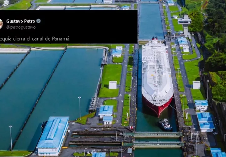 El Canal de Panamá mantiene restricciones debido a la sequía. Foto: Cortesía ACP