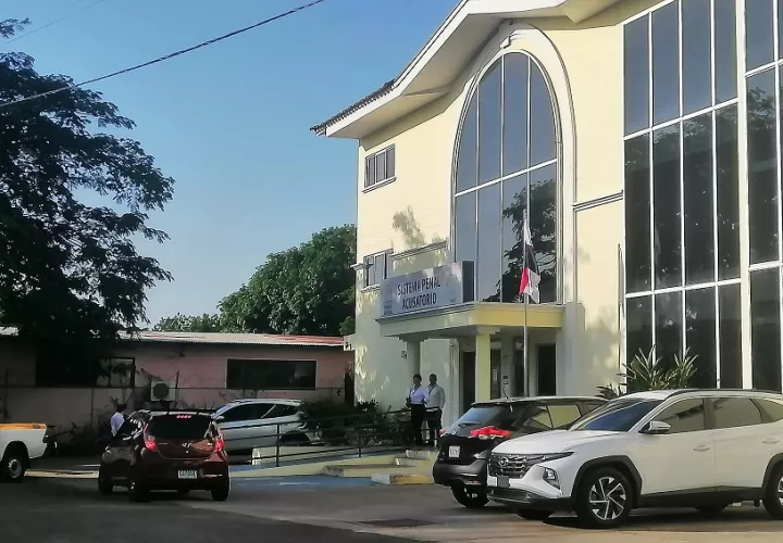 La audiencia se realizó en las instalaciones del Sistema Penal Acusatorio (SPA) de Chitré. Foto: Cortesía