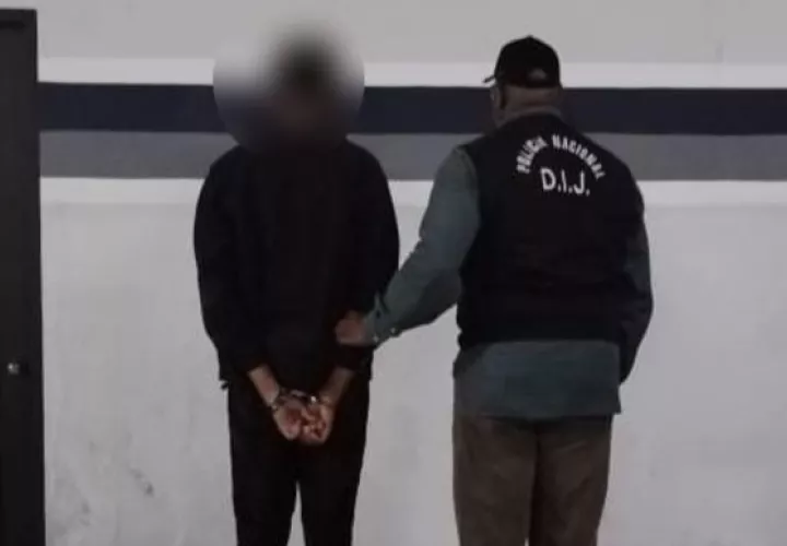 La juez determinó la detención provisional para el sujeto. Foto/ Policía Nacional 