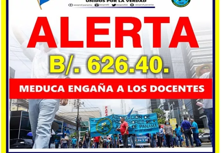Los educadores expresaron que solo en vigencias expiradas se les adeuda $18 millones. Imagen: Cortesía Asoprof