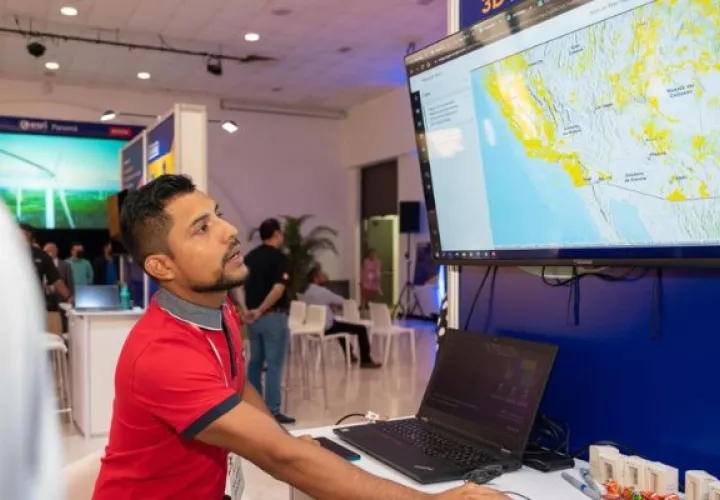 Sistema de Información Geográfica (SIG) en Panamá. Foto: Cortesía