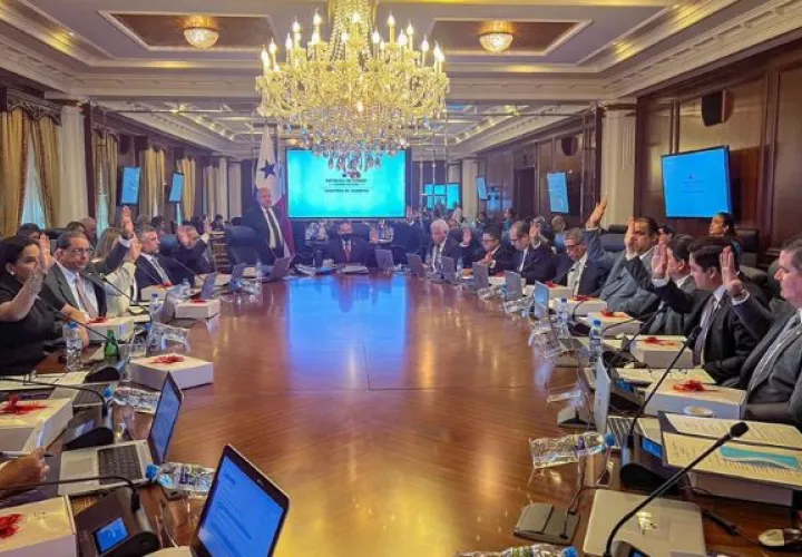 Consejo de Gabinete. Archivo.