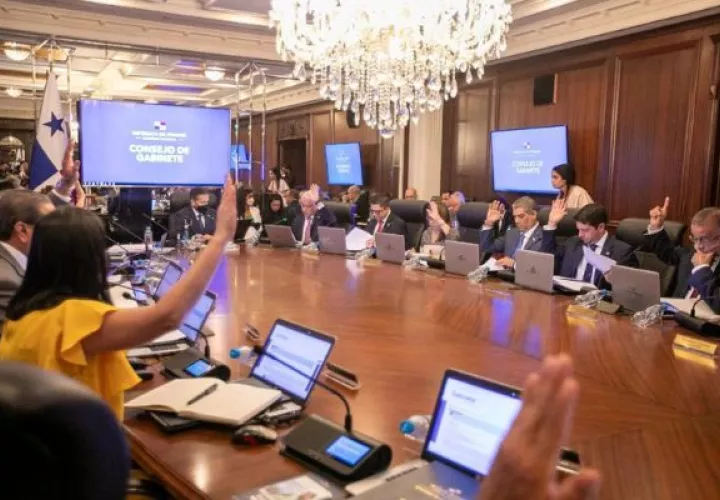 Consejo de Gabinete. Foto: Cortesía Presidencia