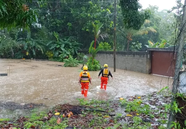 Las lluvias generan inestabilidad en los suelos. Foto: Cortesía/ Sinaproc