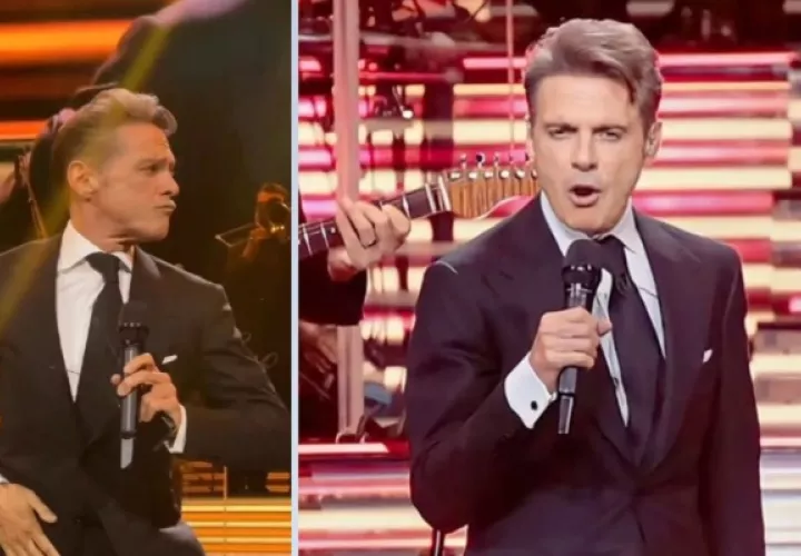 Luis Miguel en su concierto en Argentina. Fotos: @legendarylm