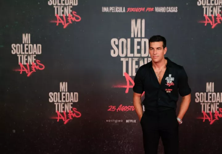 El director del film Mario Casas posa durante la presentación de su nueva película 'Mi soledad tiene alas' en Madrid, este miércoles. Foto: EFE / Zipi