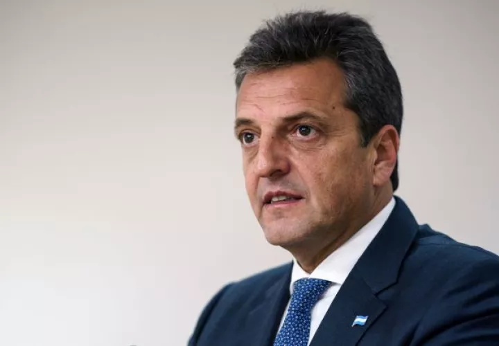 El ministro de Economía y candidato presidencial argentino, Serio Massa.
