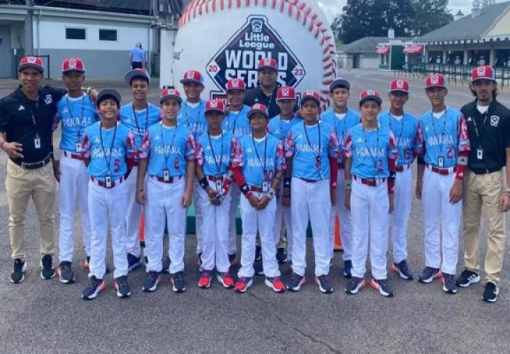 Equipo de Panamá en la serie Mundial de Williamsport.