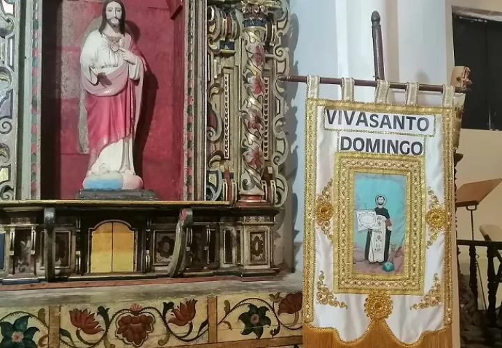 En este templo colonial se mantiene la histórica imagen de Santo Domingo de Guzmán. Foto: Thays Domínguez
