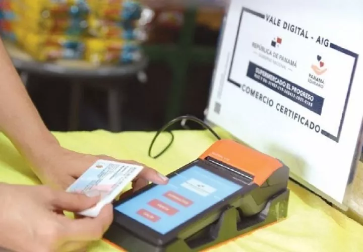 El vale digital se entrega desde 2020, cuando comenzó la pandemia.