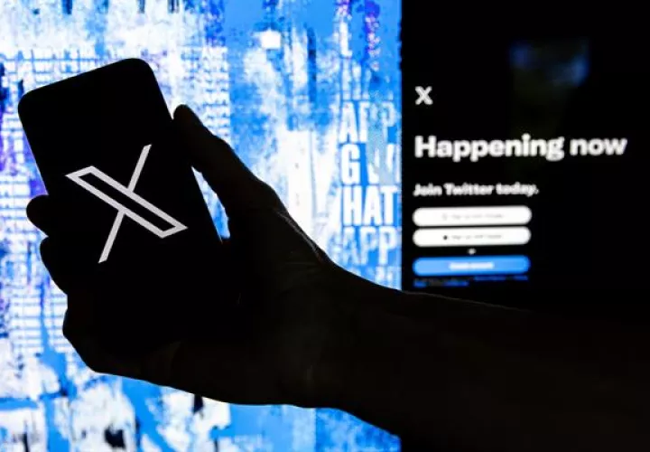 Logo de la red social 'X', antes conocida como Twitter.