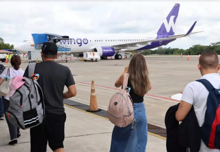 Los vuelos tienen capacidad para  186 pasajeros. Foto: Cortesía/ Aeropuerto de Tocumen
