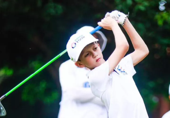 El golfista, Juan Raúl Boyd. Foto: Cortesía