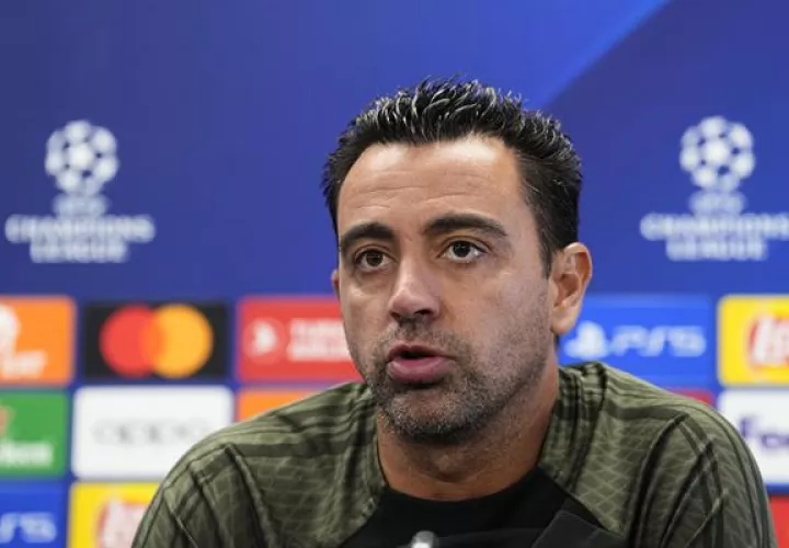 Xavi Hernández, técnico del Barcelona. Foto: EFE