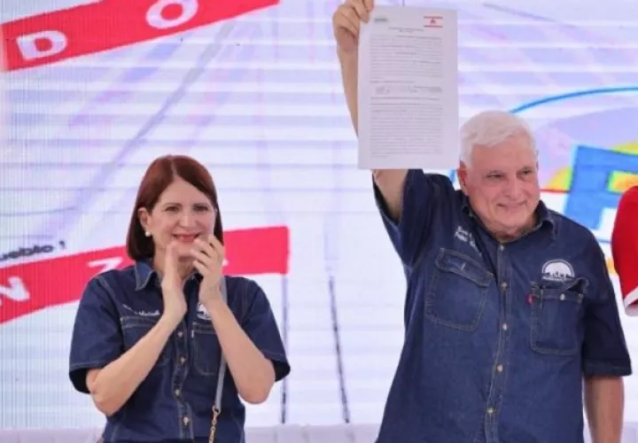 Candidato presidencial de Realizando Metas, Ricardo Martinelli.