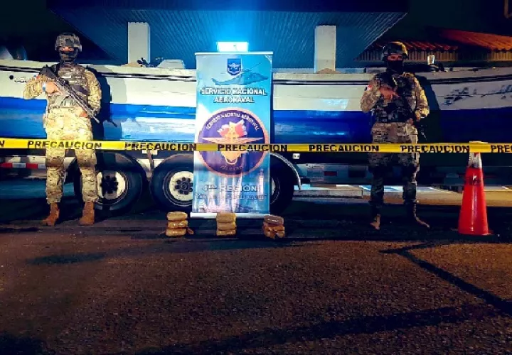 La fiscalía de drogas de Herrera y Los Santos, en el marco de la Operación Beta, se confirmó la incautación de nueve paquetes de presunta sustancia ilícita. Foto. PGN