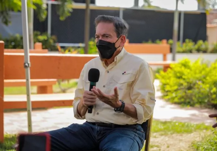 Cortizo participó de conversatorio con medios de comunicación en la provincia de Herrera, durante una gira de trabajo.