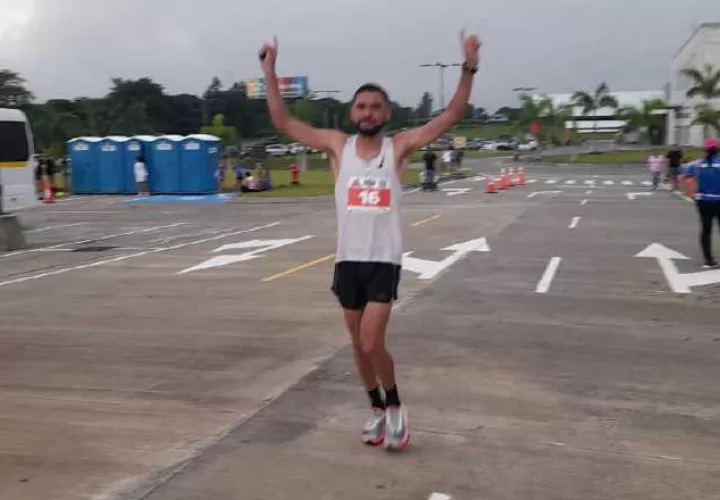 Christopher Jurado se impuso en la Maratón en Chiriqí. Foto: José Vásquez