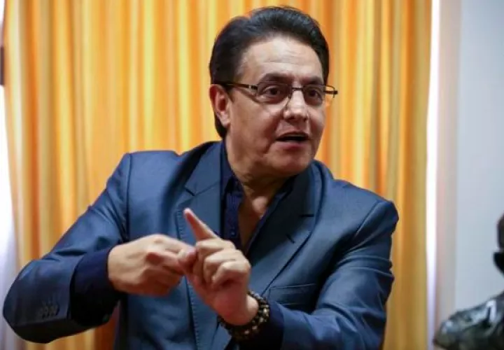 El candidato asesinado Fernando Villavicencio. Foto: EFE