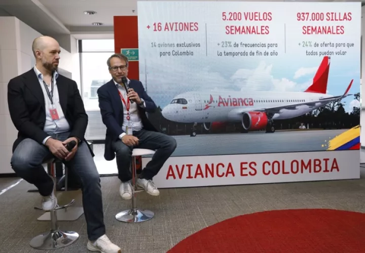 La aerolínea Avianca, fundada en Colombia hace 104 años, hace importante inversión. Foto: EFE