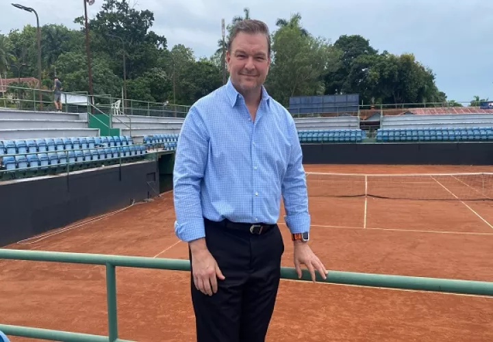 Juan Fondevila, nuevo presidente de la Federación Panameña de Tenis.  Foto: Cortesía