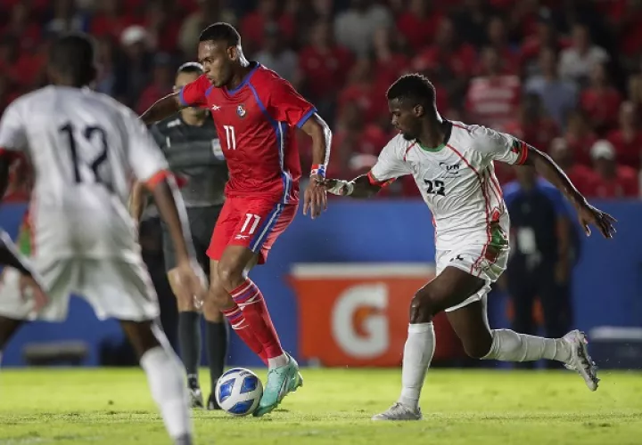 Ismael Díaz (11) anotó el segundo gol de Panamá. Foto: EFE