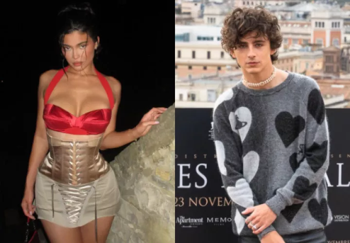 Kylie Jenner y Timothée Chalamet. Fotos: @kyliejenner / @tchalamet