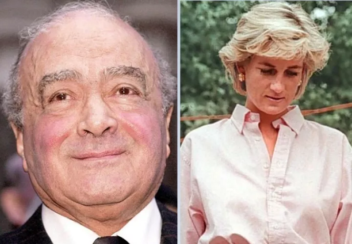 Mohamed Al Fayed y Lady Di. Fotos: EFE