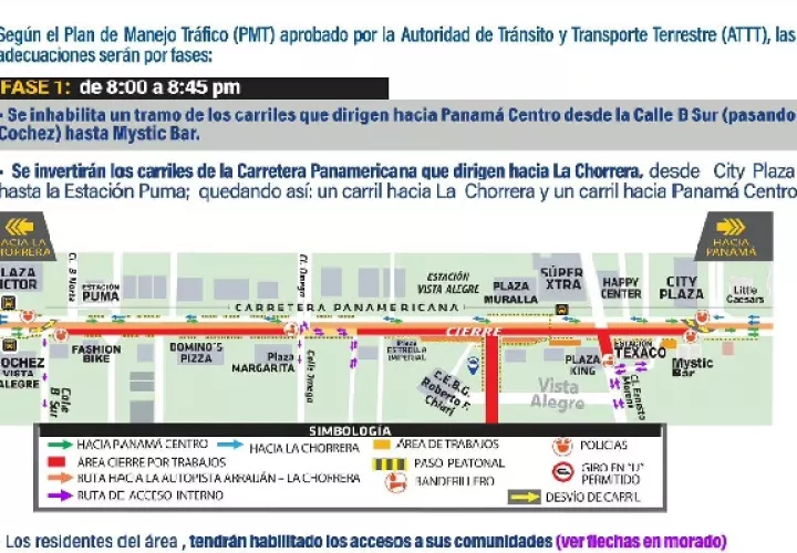 Los trabajos están divididos en dos fases habilitando áreas para los residentes de las barriadas cercanas. Foto. Gráfico ATTT y Metro