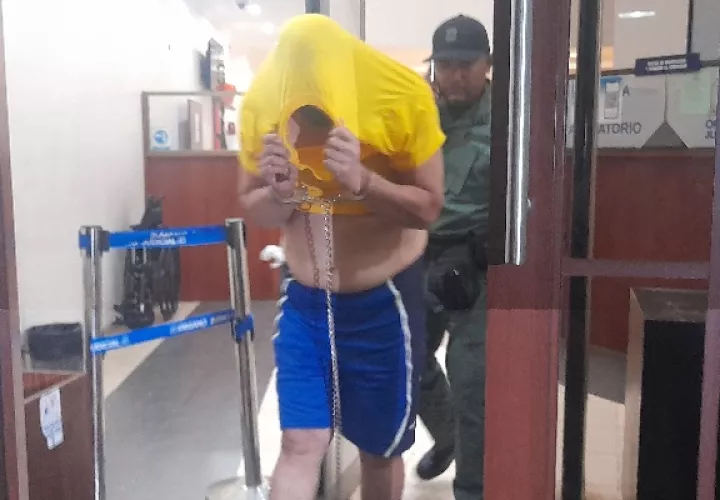 La persona a la que se le vendió el celular de Anabel Valdivia, reconoció al acusado. Foto. José Vásquez